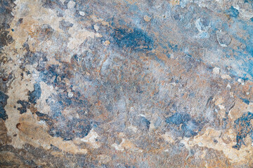 Eroded sandstone with abstract shapes.