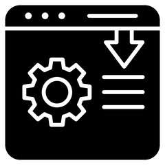 Landing Page glyph icon