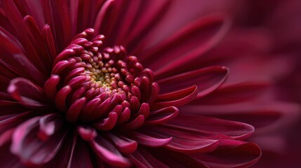 Close-Up of a Vibrant Red Flower in Bloom with Detailed Petals