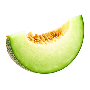 Realistic PNG Honeydew Melon Sli