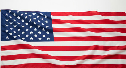 american flag on a white background