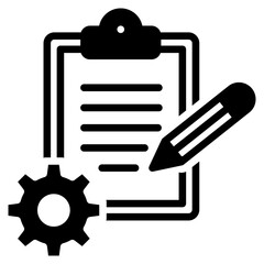 Content Management outline mixed icon