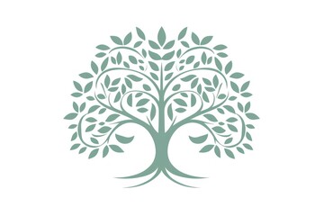 Pattern plant green tree.