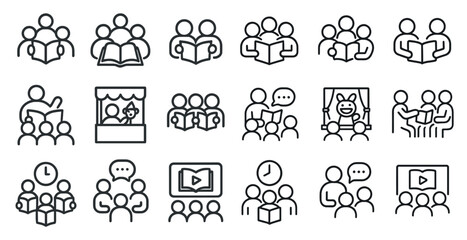 Group learning concepts and communication in reading and presentation activities