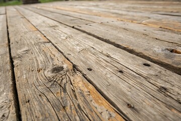 Obraz premium Weathered Wooden Surface Texture High-Resolution Photo of Aged Wooden Planks