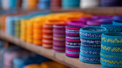 Vibrant Armbands Display in a Shop in Mysuru Karnataka
