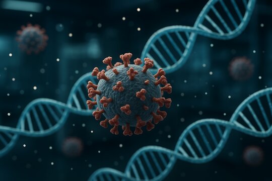 3d rendered illustration of dna