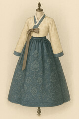 한복, 한국옷, 한국복장, 조선 의상, 한국복식, 한국인, 한국, 드레스, 유행, 女, 복, 옷감, 가운, 멋, 미, 레이디, 인형, 복장, baby, 의류, 꼬마, 삽화, 도안, 완구, 개체, 우아, 고립시키는, 세련