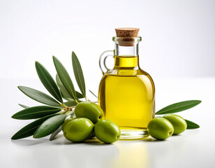 Organic Extra Virgin Olive Oil in Glass Bottle – Natural Healthy Mediterranean Cooking Oil
