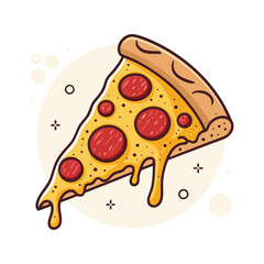 Modern Pizza Logo Design – Creative Vector Emblem for Pizzeria Branding, Restaurant, Delivery, and Food Business Identity