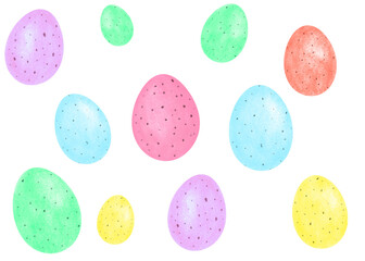 Backgrounds in white with color eegs
