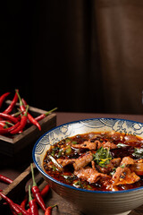 Chinese Cuisine - Spicy and Flavorful Sichuan Dish - Sichuan Boiled Beef