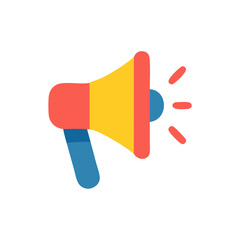 Megaphone Announce Icon. Vector.


