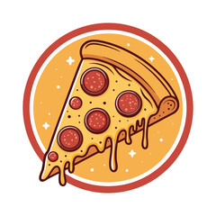 Modern Pizza Logo Design – Creative Vector Emblem for Pizzeria Branding, Restaurant, Delivery, and Food Business Identity