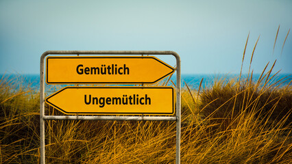 Signposts the direct way to Cozy versus Uncomfortable
