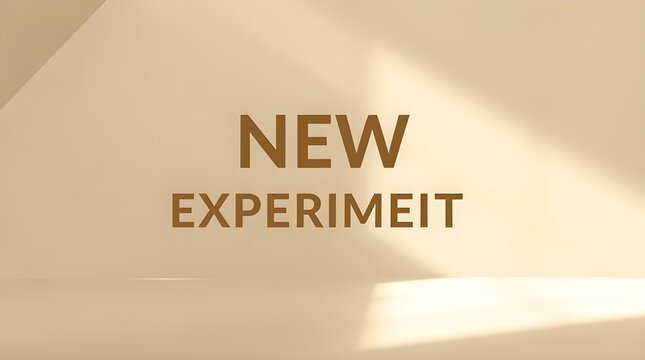 new experiment , EXPERIMENT , text words