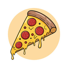 Modern Pizza Logo Design – Creative Vector Emblem for Pizzeria Branding, Restaurant, Delivery, and Food Business Identity