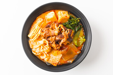 Malatang on a White Background