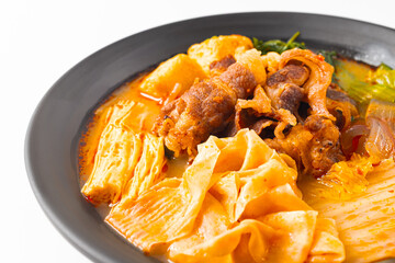 Malatang on a White Background