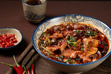 Chinese Cuisine - Spicy and Flavorful Sichuan Dish - Sichuan Boiled Beef