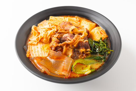 Malatang on a White Background