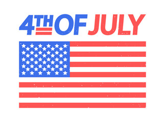 Fourth july independence day emblem