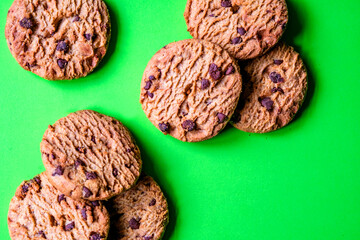 Selection of Traditional Classic Chocolate Chip Cookies
