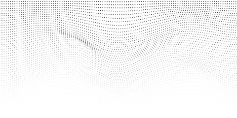 Background with monochrome dotted texture. Polka dot pattern template.