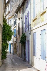 Saint-Remy-de-Provence in France, village in the south, ancient houses in the center
