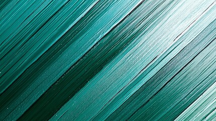 Fototapeta premium Emerald Green to Teal Gradient with Thin Diagonal Lines Creating a Refreshing Atmosphere