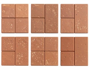 Terracotta paving tiles