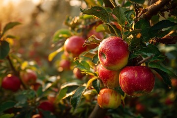 Harvesting Apples for Calvados Production in a Scenic Orchard