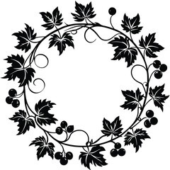 vector floral frame