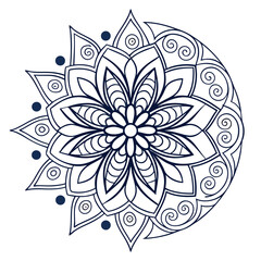 abstract floral design