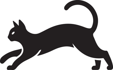 cat silhouette vector
