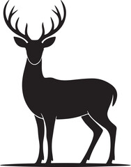 deer silhouette vector