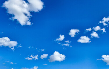 blue sky with clouds