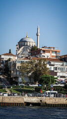 The panorama of Istanbul in Turkey