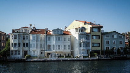 The panorama of Istanbul in Turkey
