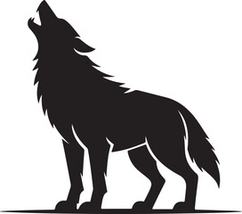 wolf vector illustration design
