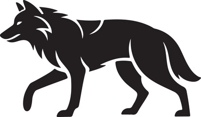 wolf vector illustration design