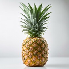 Fototapeta premium pineapple on white background