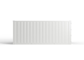 Logo Mockup on Industrial Shipping Container