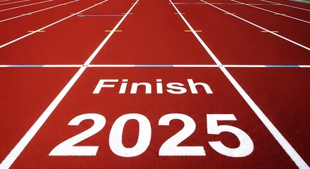 Athletics track highlighting the end of the year 2025