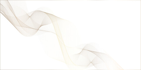 Abstract wave blend lines on transparent background. Design for banner, wallpaper, background and many more. Undulate Grey Wave Swirl, frequency sound wave, twisted curve lines with blend effect.	
