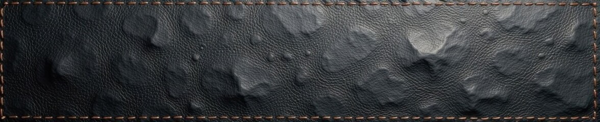 Gray & black stitched leather, textured background , grey leather, luxury