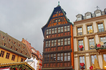 The Kammerzell House is one of the most famous buildings of Strasbourg, France, and one of the most ornate and well-preserved medieval civil housing buildings in late Gothic architecture in the areas