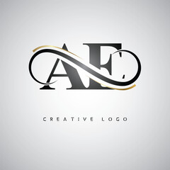  AE Creative Letter Logo with Infinity Symbol – Elegant Minimal Monogram Design for Premium Business Branding, Identity, and Modern Typography