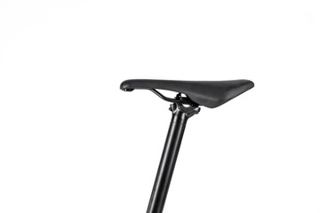 Bicycle seat or saddle isolated on white background