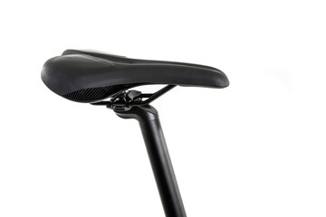 Bicycle seat or saddle isolated on white background